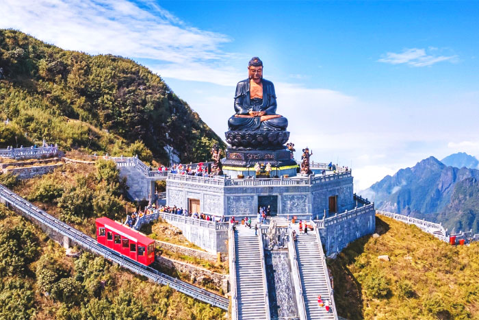 Bronze Buddha Statue - Mount Fansipan